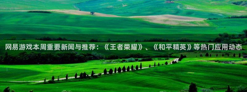 长征娱乐升级5994月：网易游戏本周重要新闻与推荐：《王者荣